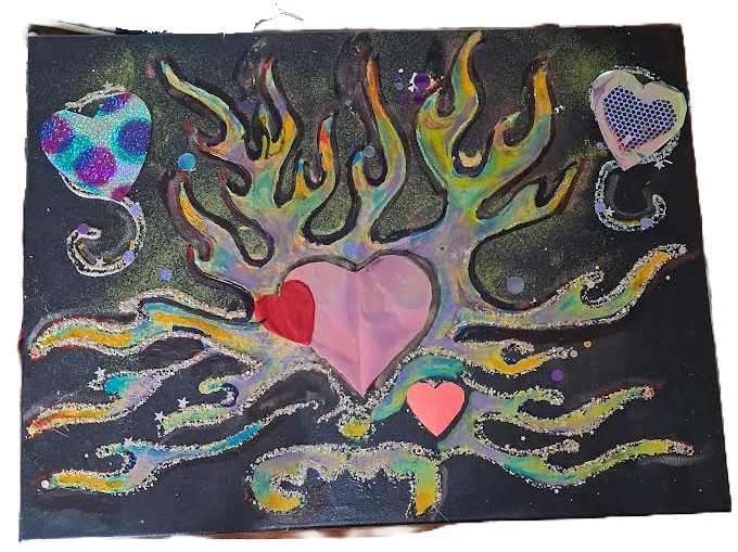 Love Growth Whimsical Abstract