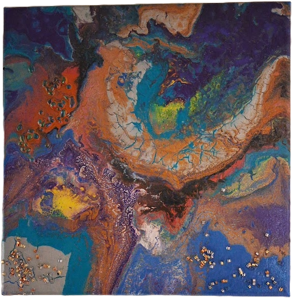 Fluid Art Abstract