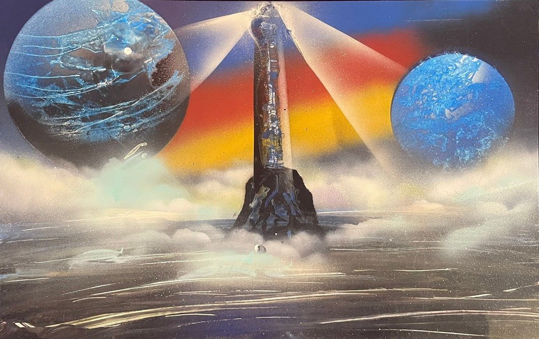 Lighthouse Cosmic Mist Planets