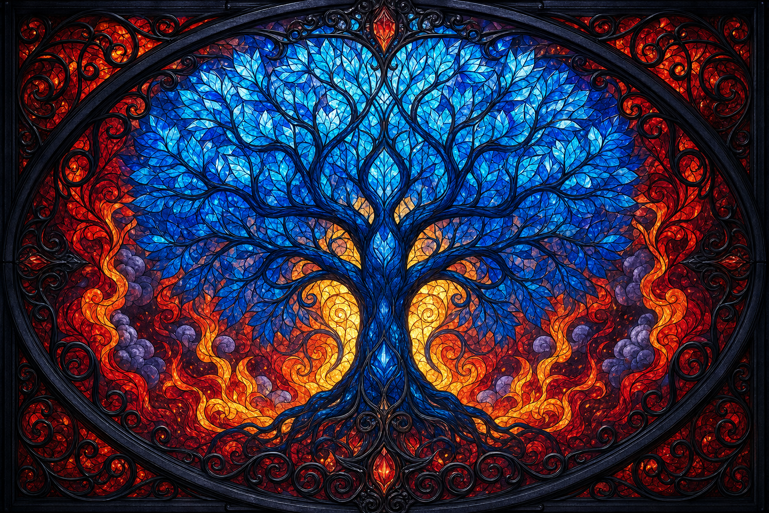 Stained Glass Wings