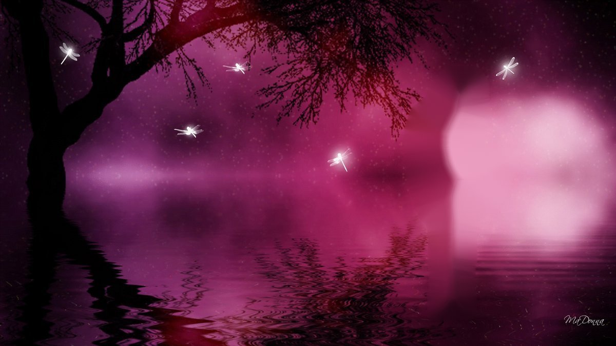 Pink Fantasy Forest