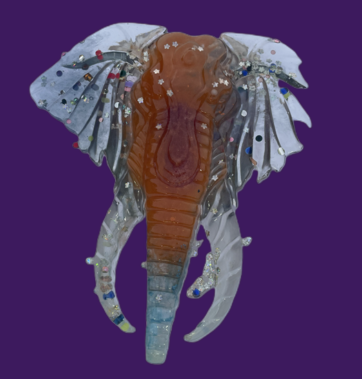 Jeweled Elephant Head